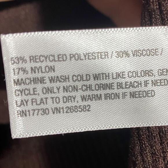 A New Day chocolate brown duster length cardigan - medium - Picture 5 of 7